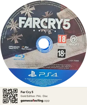 Far Cry 5 PlayStation 4, PAL disc