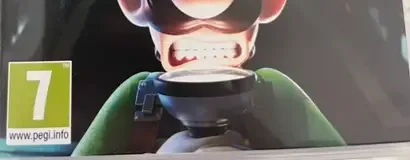Luigi's Mansion 3, the PEGI square on its front