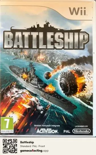 Battleship Nintendo Wii, PAL box front