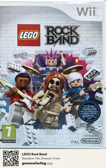 LEGO Rock Band Nintendo Wii, France box front