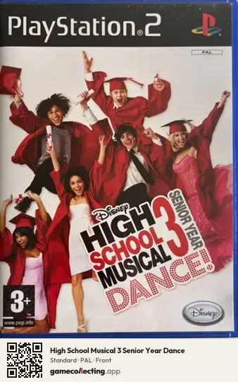 High School Musical 3 Senior Year Dance PlayStation 2, PAL box front