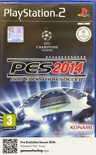 Pro Evolution Soccer 2014 PlayStation 2, PAL box front
