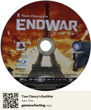 Tom Clancy's EndWar PlayStation 3, Asia disc