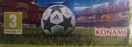 Pro Evolution Soccer 2017, the PEGI square on its front