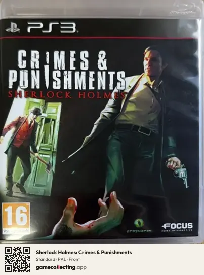 Sherlock Holmes: Crimes & Punishments PlayStation 3, PAL box front