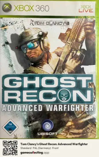 Tom Clancy's Ghost Recon: Advanced Warfighter Xbox 360, Germany box front