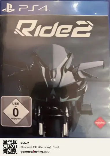 Ride 2 PlayStation 4, Germany box front