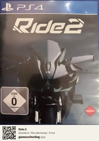 Ride 2 PlayStation 4, Germany box front