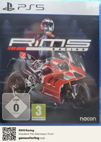 RiMS Racing PlayStation 5, Germany box front