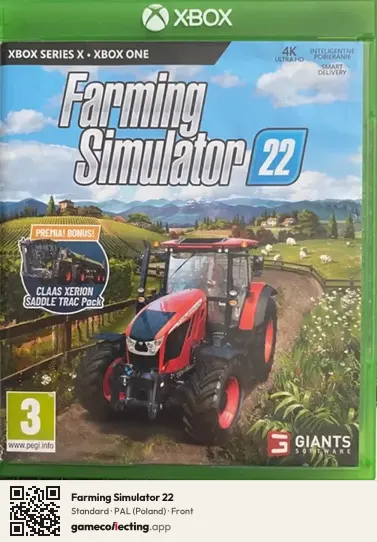 Farming Simulator 22 Xbox One, Poland box front