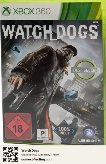 Watch Dogs Xbox 360, Germany box front