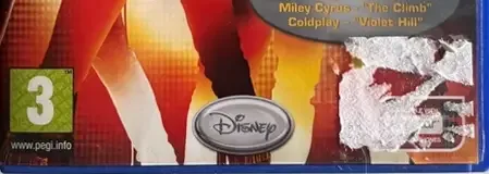 Disney Sing It: Pop Hits, the USK square on its front