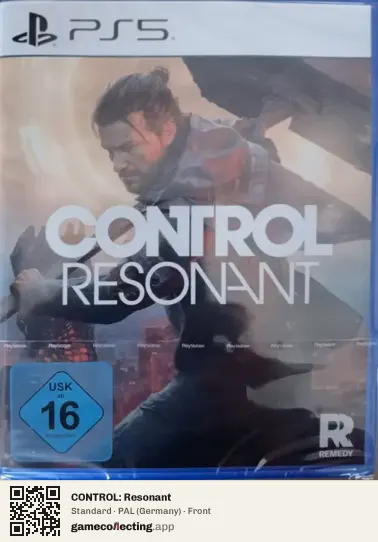 CONTROL: Resonant PlayStation 5, Germany box front