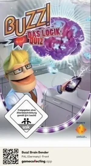 Buzz! Brain Bender PlayStation Portable, Germany box front