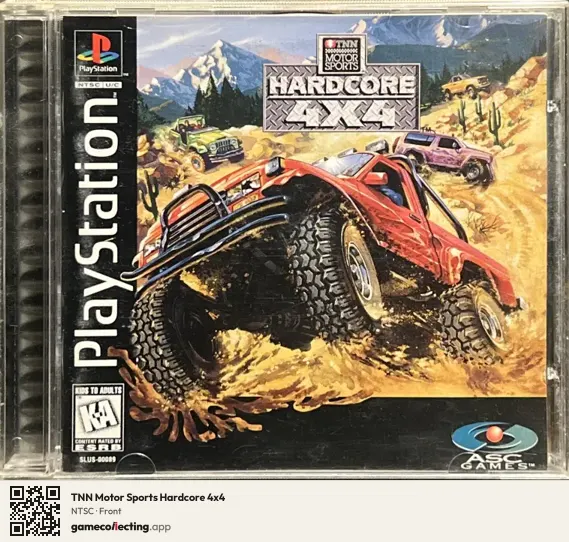 TNN Motor Sports Hardcore 4x4 PlayStation, NTSC box front