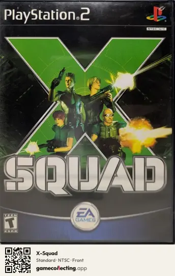 X-Squad PlayStation 2, NTSC box front