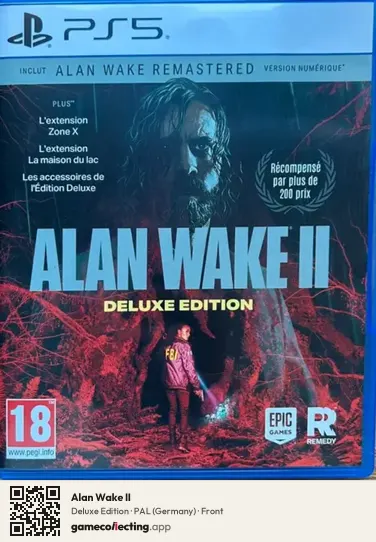 Alan Wake II PlayStation 5, Germany box front