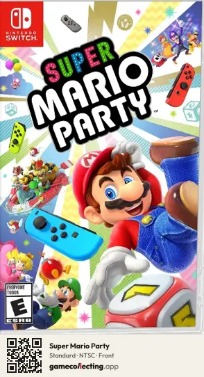 Super Mario Party Nintendo Switch, NTSC box front