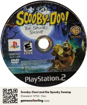 Scooby-Doo! and the Spooky Swamp PlayStation 2, NTSC disc
