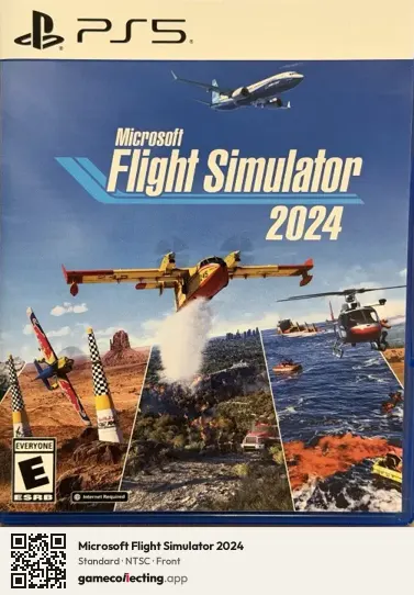 Microsoft Flight Simulator 2024 PlayStation 5, NTSC box front