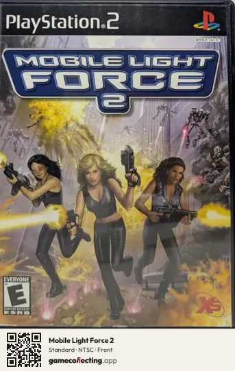 Mobile Light Force 2 PlayStation 2, NTSC box front
