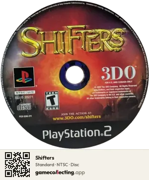 Shifters PlayStation 2, NTSC disc