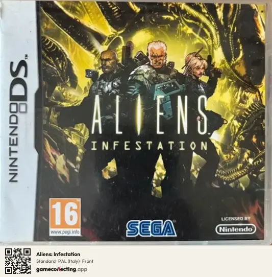 Aliens: Infestation Nintendo DS, Italy box front
