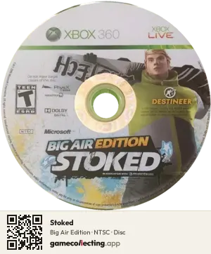 Stoked Xbox 360, NTSC disc
