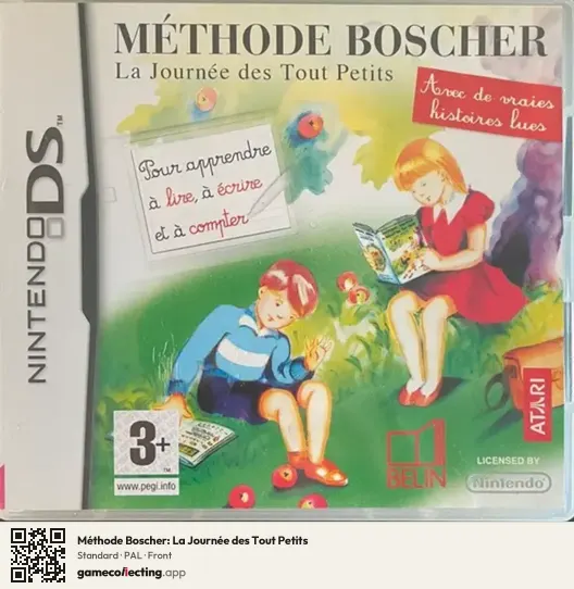 Méthode Boscher: La Journée des Tout Petits Nintendo DS, PAL box front