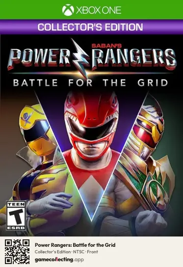 Power Rangers: Battle for the Grid Xbox One, NTSC box front