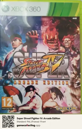 Super Street Fighter IV: Arcade Edition Xbox 360, France box front