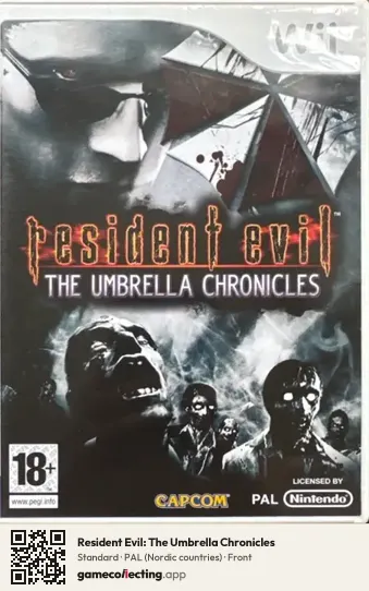 Resident Evil: The Umbrella Chronicles Nintendo Wii, Nordic countries box front