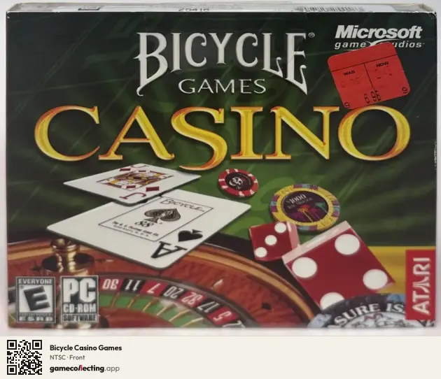 Bicycle Casino Games Computer, NTSC box front