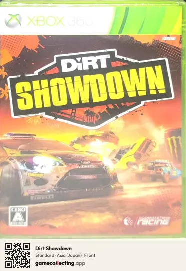 Dirt Showdown Xbox 360, Asia box front