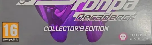 Danganronpa Decadence, the USK square on its front