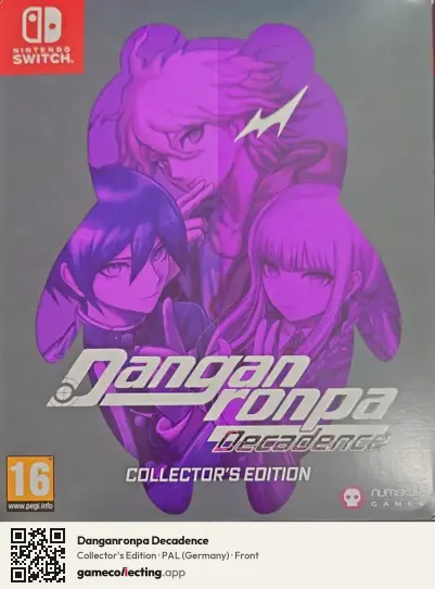 Danganronpa Decadence Nintendo Switch, Germany box front
