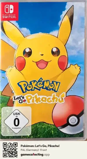 Pokémon: Let's Go, Pikachu! Nintendo Switch, Germany box front