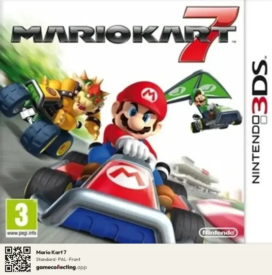 Mario Kart 7 Nintendo 3DS, PAL box front