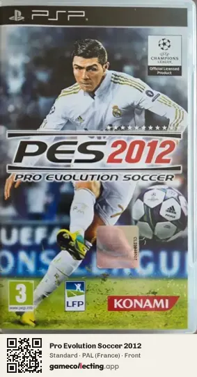 Pro Evolution Soccer 2012 PlayStation Portable, France box front