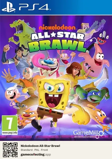 Nickelodeon All-Star Brawl PlayStation 4, PAL box front