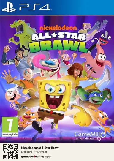 Nickelodeon All-Star Brawl PlayStation 4, PAL box front