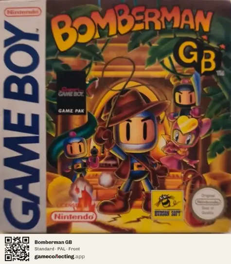 Bomberman GB Game Boy, PAL box front