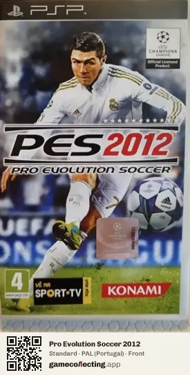 Pro Evolution Soccer 2012 PlayStation Portable, Portugal box front