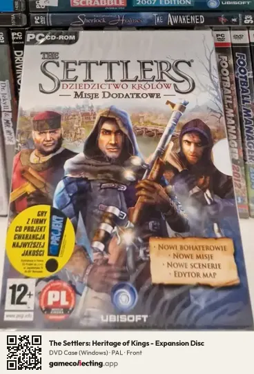 The Settlers: Heritage of Kings - Expansion Disc Computer, PAL box front