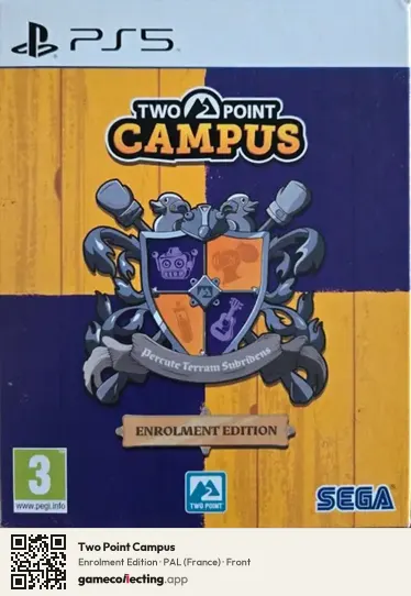 Two Point Campus PlayStation 5, France box front