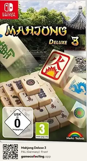 Mahjong Deluxe 3 Nintendo Switch, Germany box front