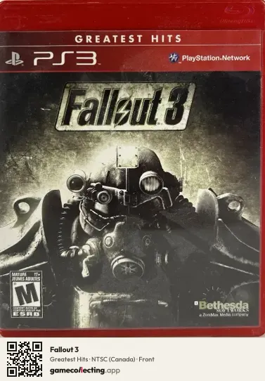 Fallout 3 PlayStation 3, Canada box front
