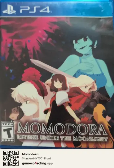 Momodora PlayStation 4, NTSC box front