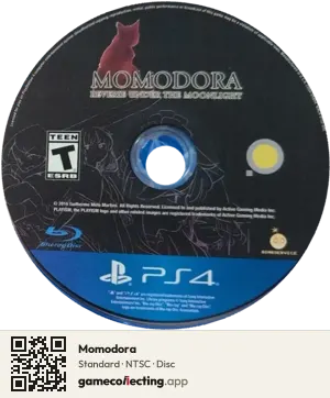 Momodora PlayStation 4, NTSC disc
