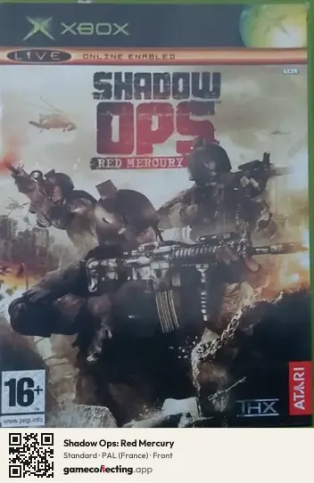 Shadow Ops: Red Mercury Xbox, France box front